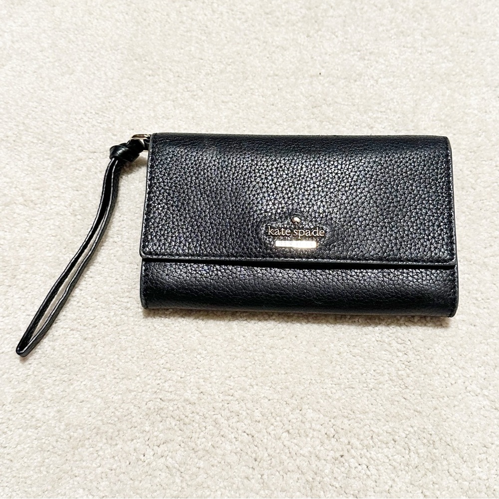 Kate Spade Black Leather Wallet